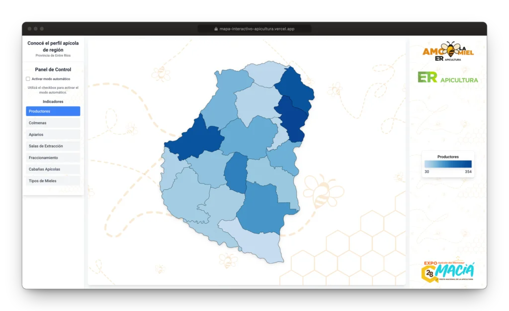 Mapa Interactivo para TV Touch