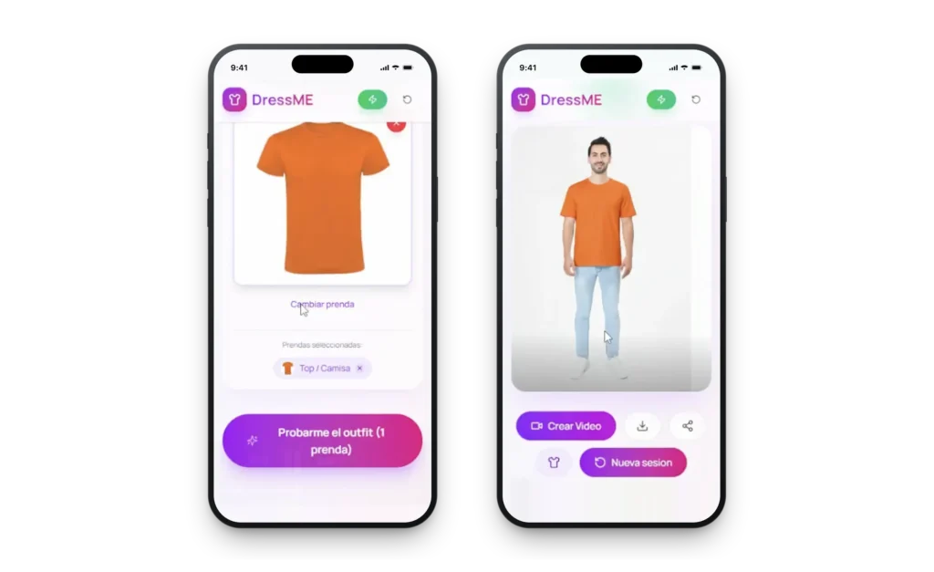 DressMe - Tu probador online con IA