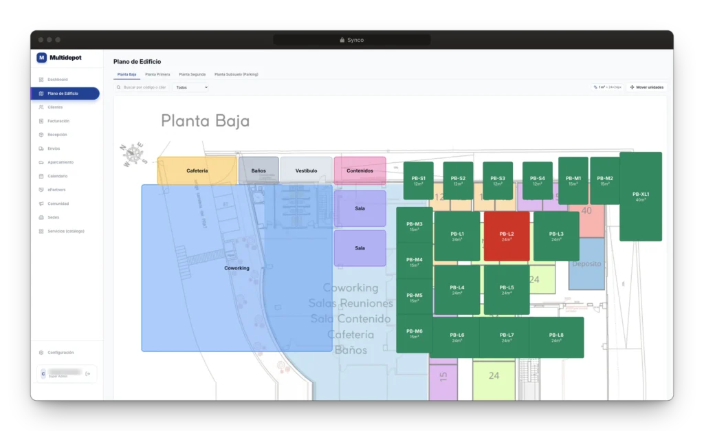 Plataforma integral para Cowarehousing