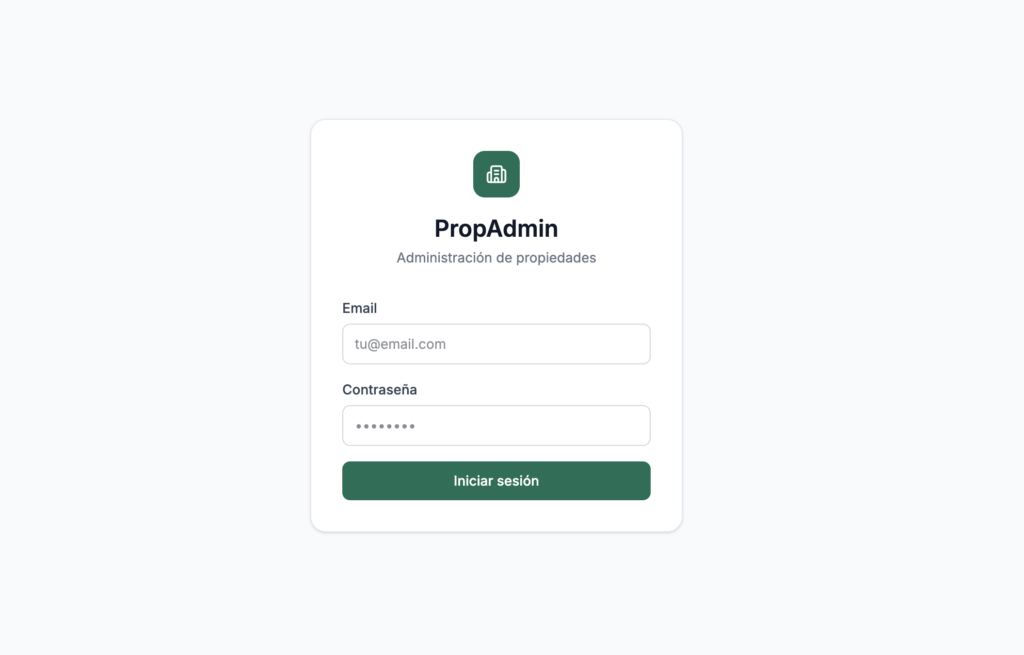 PropAdmin - Gestión integral de propiedades y alquileres