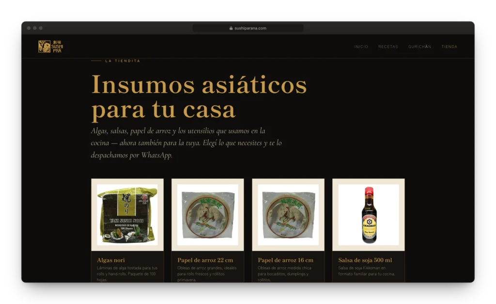 Rediseño de ecosistema web para un grupo gastronómico