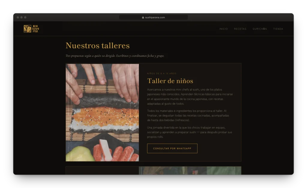 Rediseño de ecosistema web para un grupo gastronómico