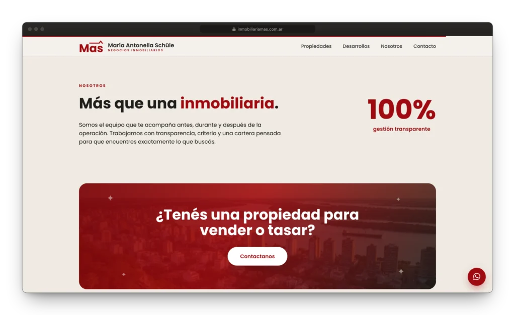 Portal Inmobiliario con buscador de propiedades