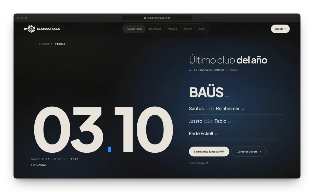 Desarrollo web EL MANGRULLO