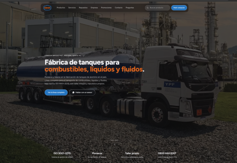 Desarrollo web INDECAR