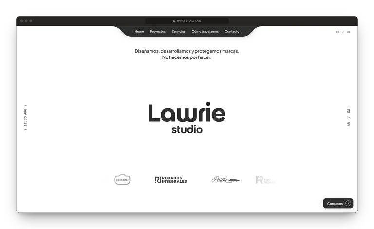 Lawrie Studio: un portfolio que se recorre por disciplina