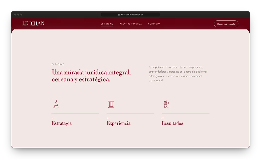 Estudio Le Bihan: derecho empresario, hoja por hoja