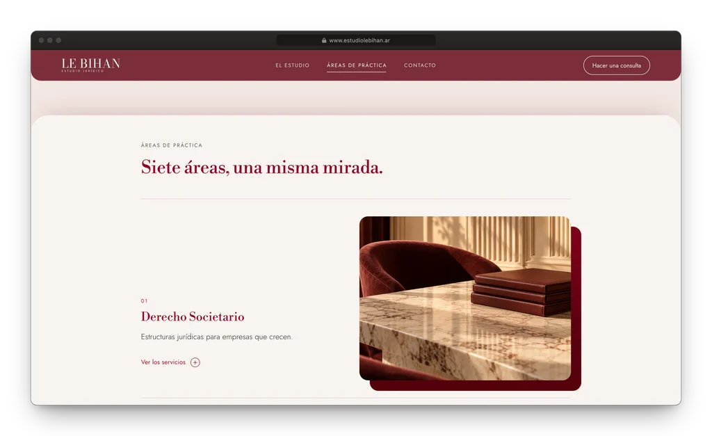 Estudio Le Bihan: derecho empresario, hoja por hoja