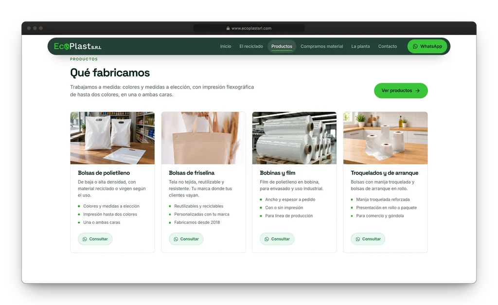 Ecoplast: el plástico que vuelve a servir