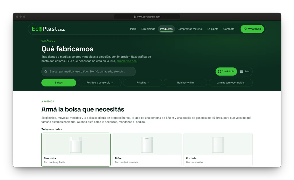 Ecoplast: el plástico que vuelve a servir
