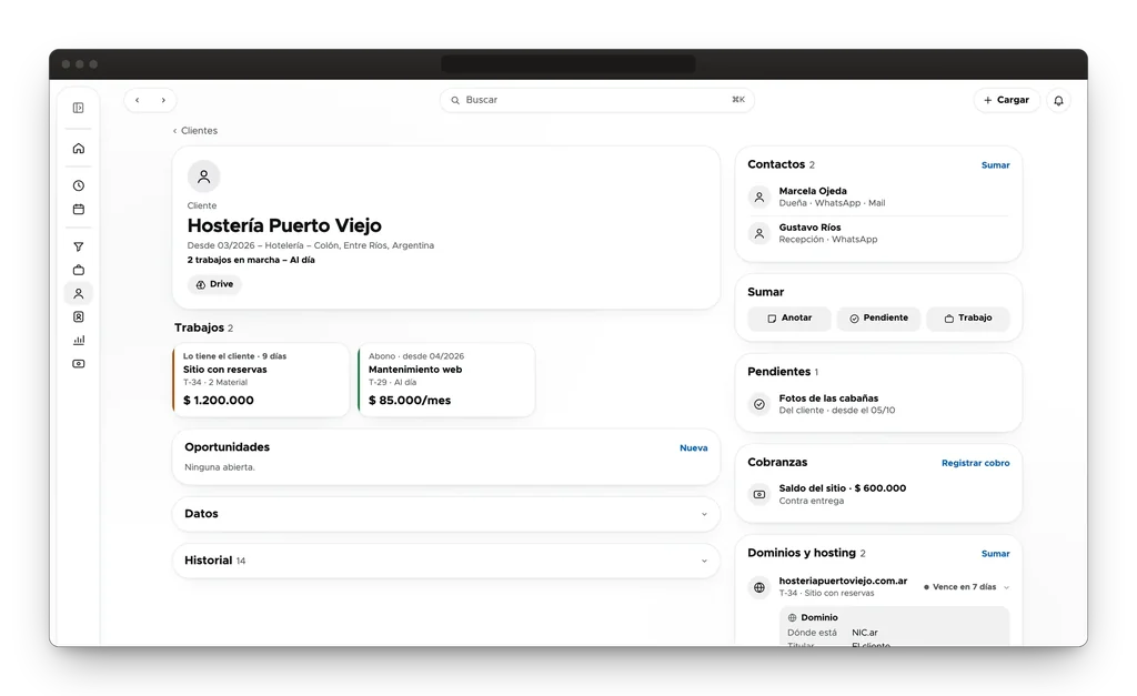 CRM Crossity: el camino completo de cada proyecto