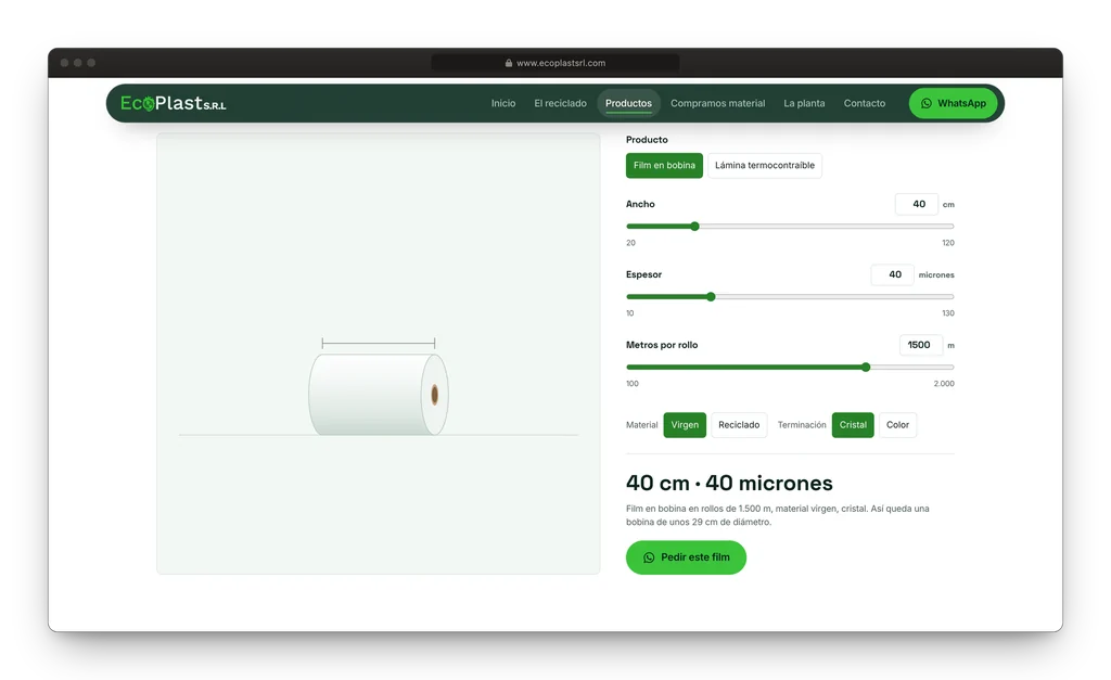 Ecoplast: el plástico que vuelve a servir