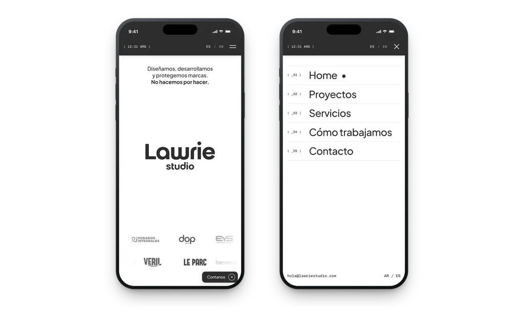 Lawrie Studio: un portfolio que se recorre por disciplina